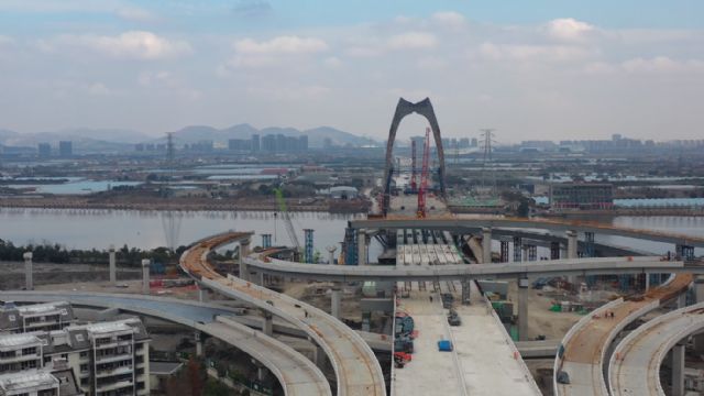 宁波西洪大桥UHPC铺装成片